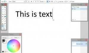 Как выделить текст с помощью Paint.NET