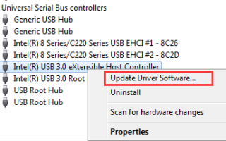 Загрузить драйверы Intel USB 3.0 для Windows 10