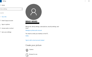 Как изменить изображение своего профиля в Windows 10