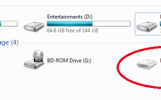 USB-накопители не отображаются в Windows 10