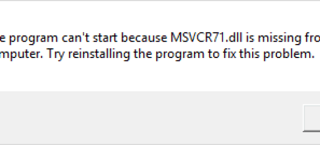 Как исправить MSVCR71.dll отсутствует или не найдена ошибка