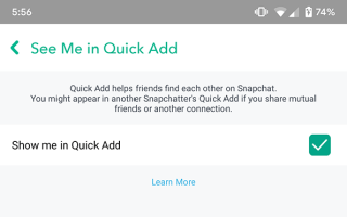 Что означает быстрое добавление в Snapchat?