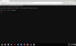 Как получить доступ к командной строке на Chromebook