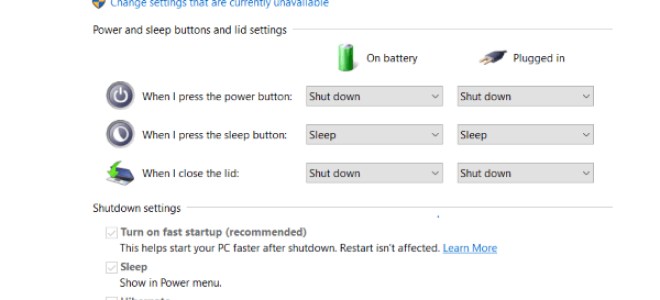 Как закрыть Windows, когда вы закрываете свой ноутбук