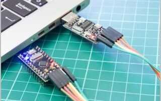 CH340G Загрузка и обновление драйверов в Windows