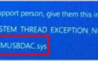[Исправлено] CMUSBDAC.sys Синий экран смерти в Windows