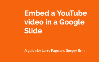 Как вставить видео с YouTube в слайд Google