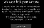Исправление Мы не можем найти вашу камеру в Windows 10