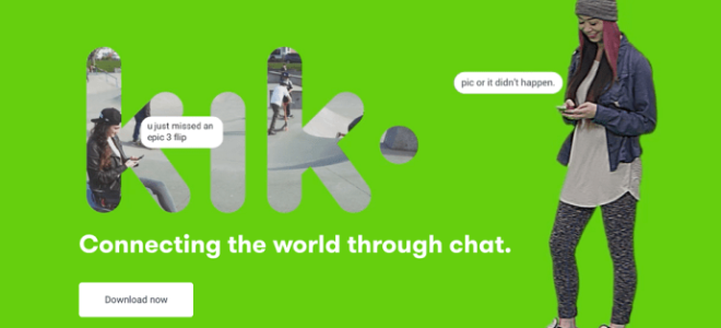 Как отправить сообщение на Kik