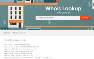 Как узнать, кому принадлежит домен с помощью WHOIS
