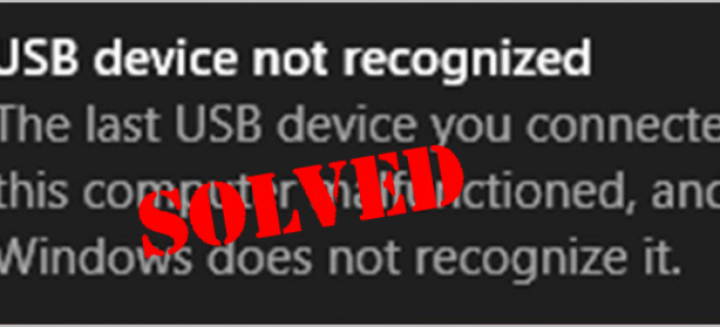 USB-устройство не распознается