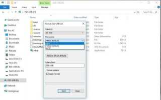 Как исправить ошибку «файл слишком большой для целевой файловой системы» в Windows