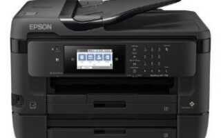 Обновление драйвера принтера Epson WF-7720 в Windows