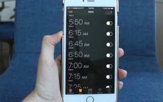 Как установить будильник на Apple iPhone X