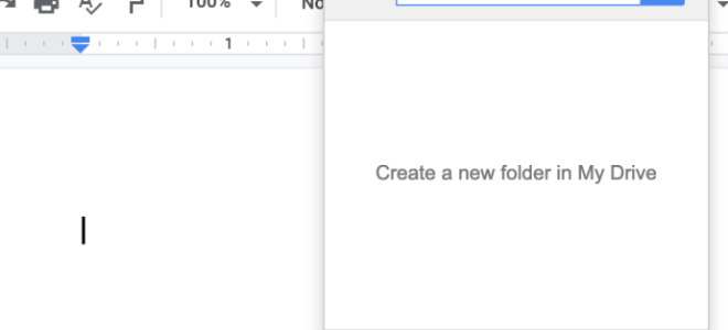 Как сделать папку в Google Docs