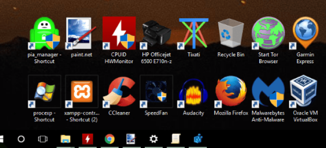 Как сделать иконки рабочего стола меньше в Windows 10