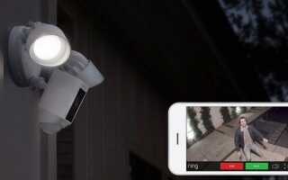 Кольцо Прожектор Обзор Cam