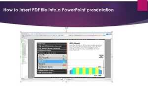 Как вставить PDF в презентацию PowerPoint