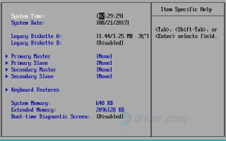 Как исправить ошибку без загрузочного устройства