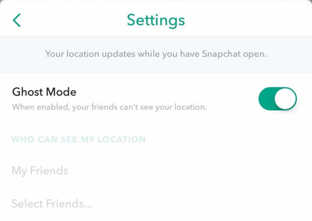 Исчезни с Ghost Mode на карте Snapchat