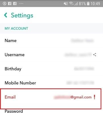 Snapchat, как экспортировать воспоминания