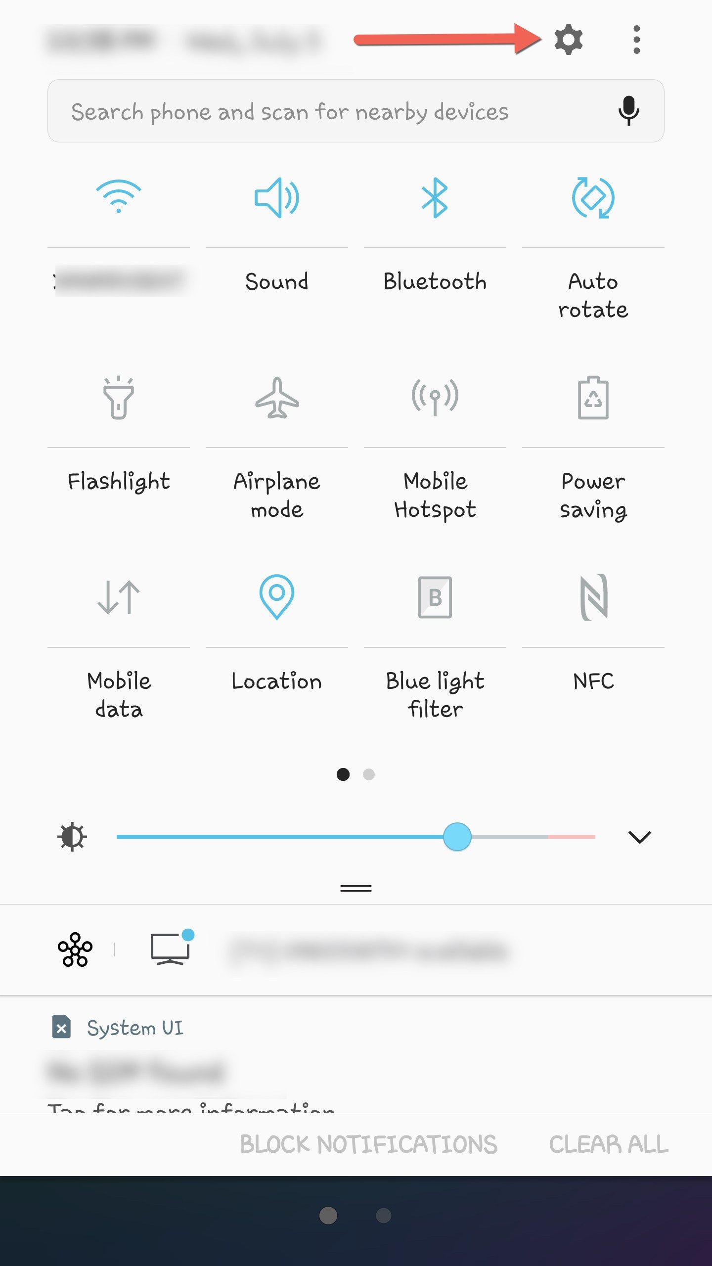 Настройки Android