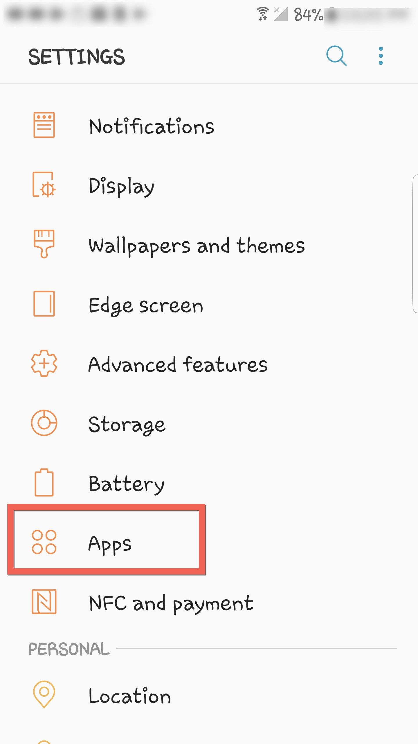 Приложения Android Настройки