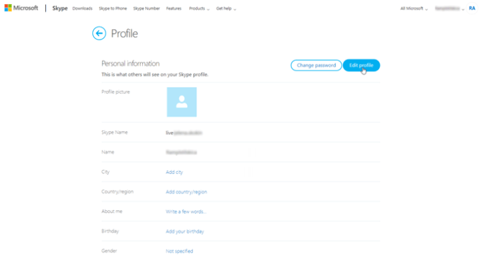 Измени свой Skype