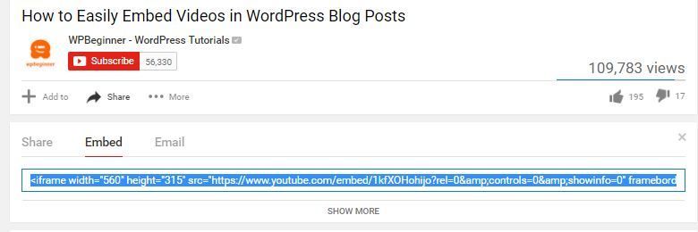 WordPress Видео4