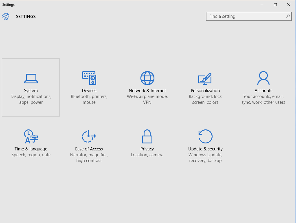 Система Windows 10