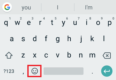 Получить клавиатуру Bitmoji на Android