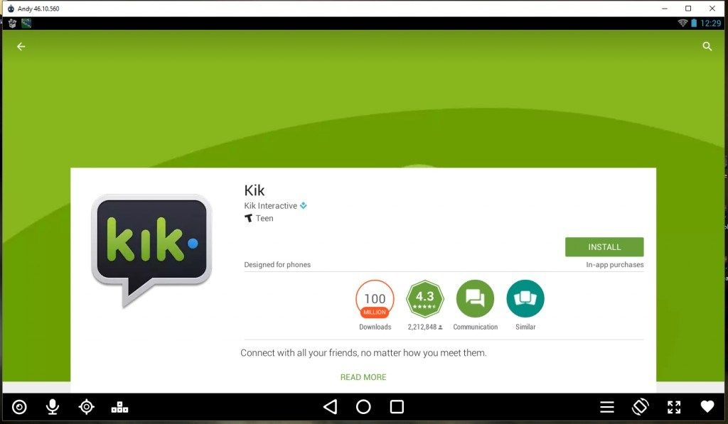 Kik Andy Install