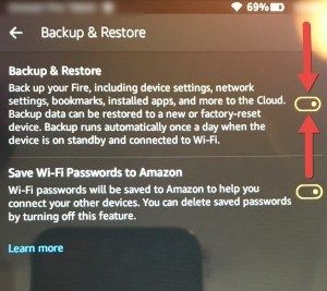 Kindle Fire Backup & восстановление