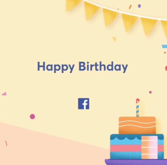 Настройки дня рождения Facebook