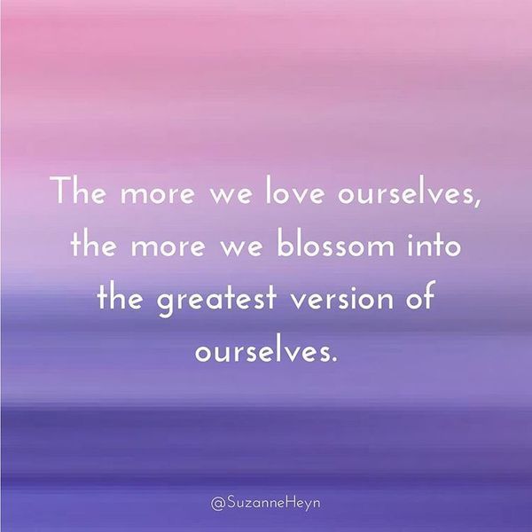 чем больше мы любим себя