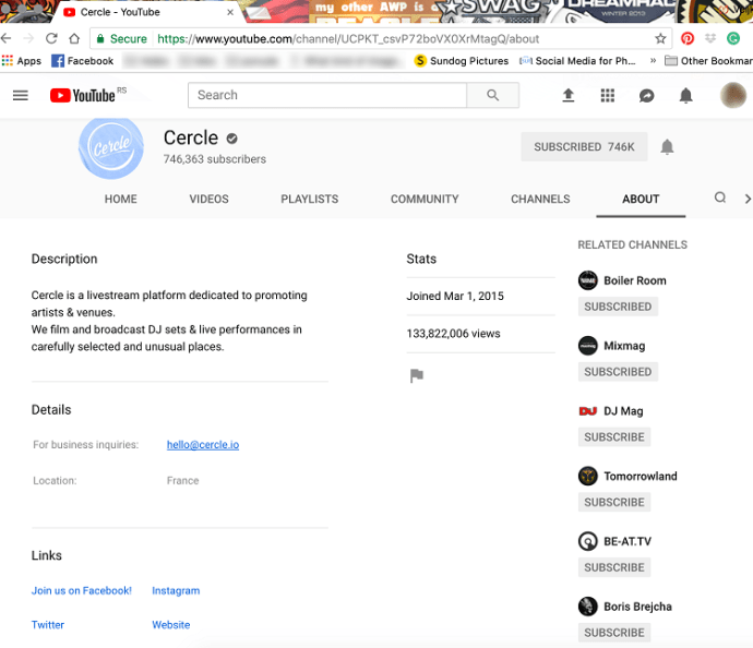 Отправить сообщение на YouTube