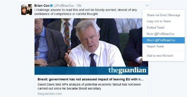 Как заблокировать или разблокировать кого-то в Twitter2
