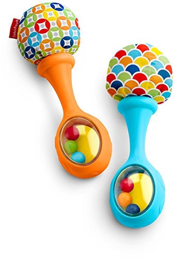 FisherPrice Rattle n Rock Маракасы BlueOrange