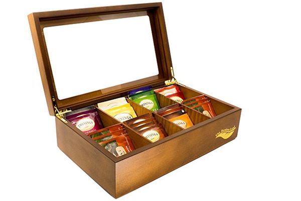 The Bamboo Leaf Деревянный ящик для хранения чая