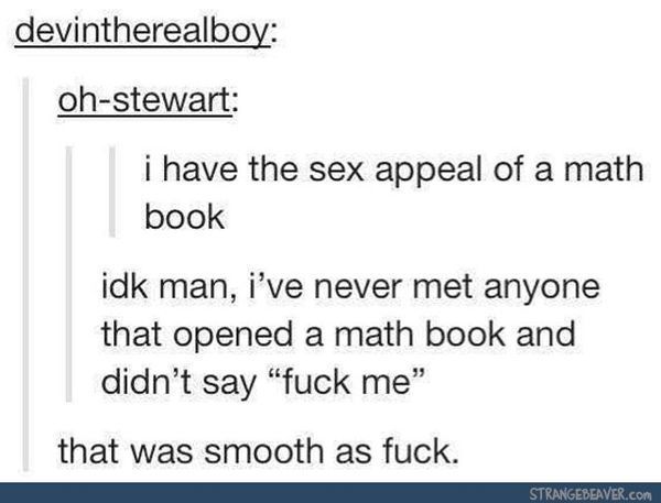 Я имею сексуальную привлекательность математической книги