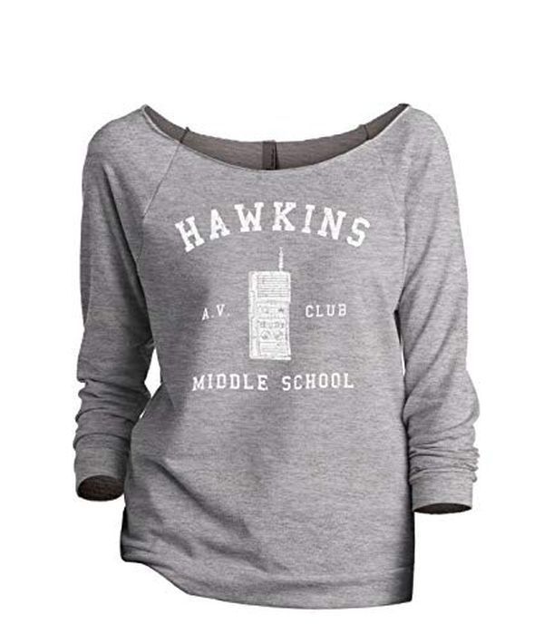 Рубашка Tank Hawkins из средней школы женская толстовка с регланом