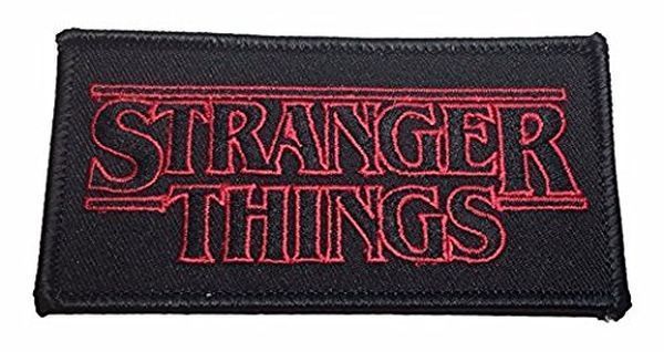 Stranger Things Logo 4-дюймовый широкий вышитый утюг на заплате