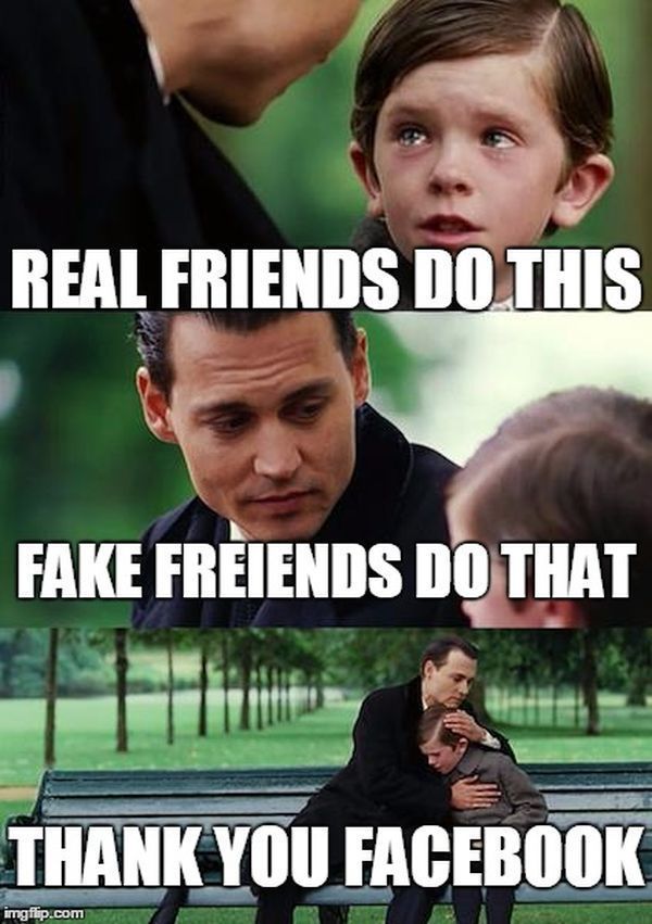 Настоящий друг делает это фальшивые друзья делают это спасибо Facebook