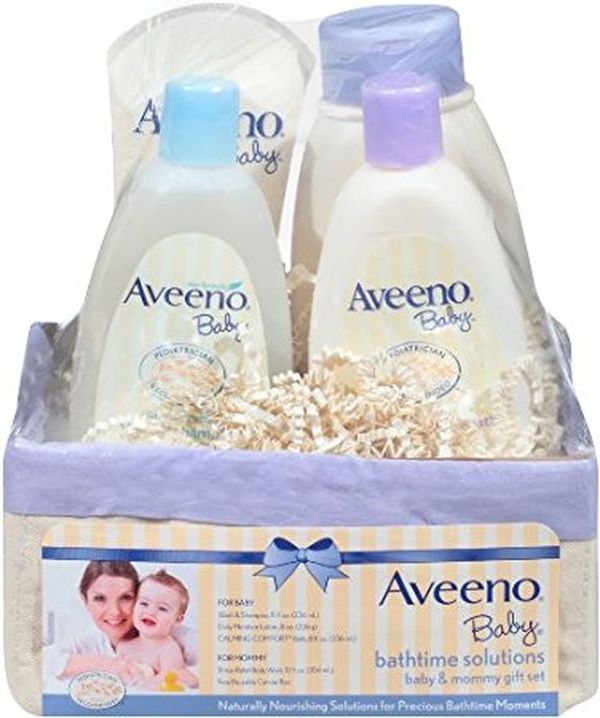 Подарочный набор Aveeno Baby Daily Bath Time Solutions для предотвращения сухости кожи