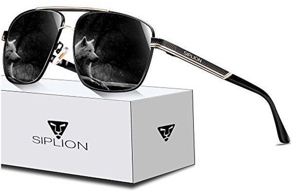 SIPLION Мужчины's Polarized Sunglasses