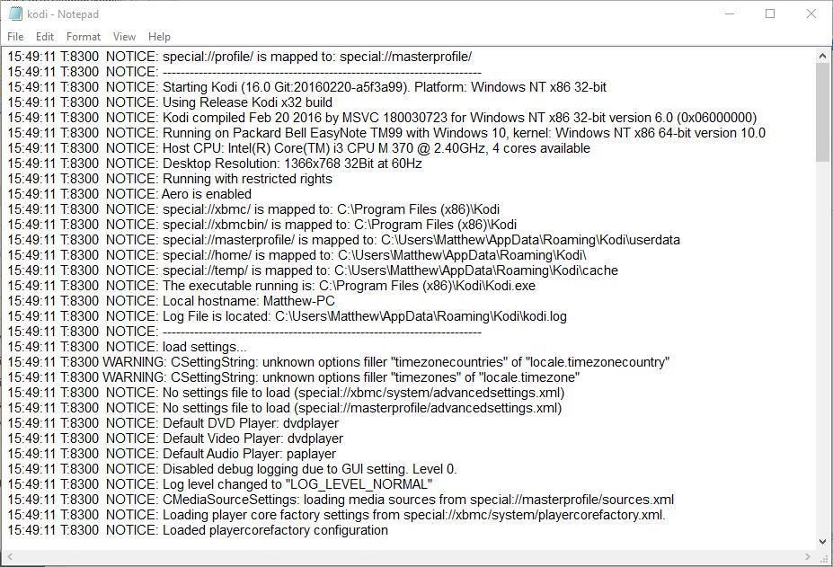 Kodi Log6