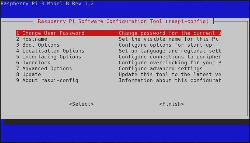 Конфигурация Raspbian