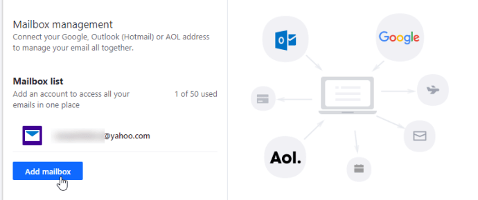 Аккаунт Gmail на почту Yahoo