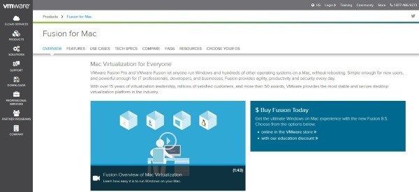 Лучшая виртуализация для Mac VMware vs Parallels3