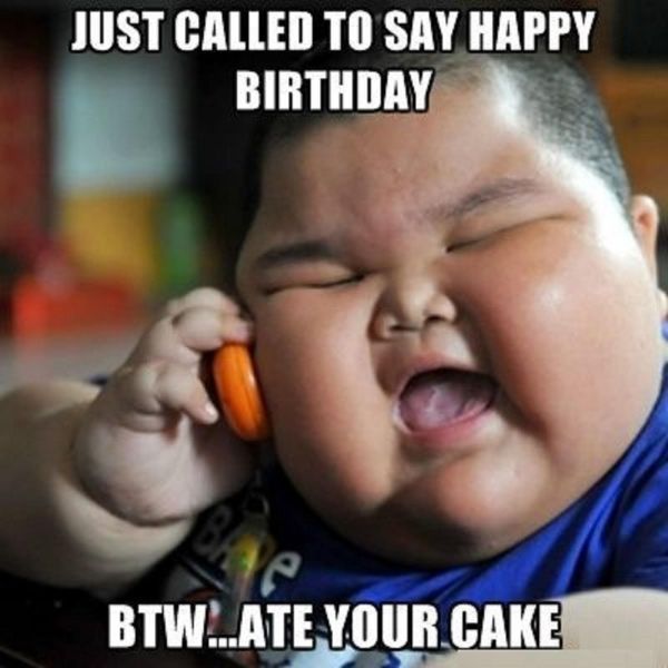 лучший забавный мем о дне рождения для друга
